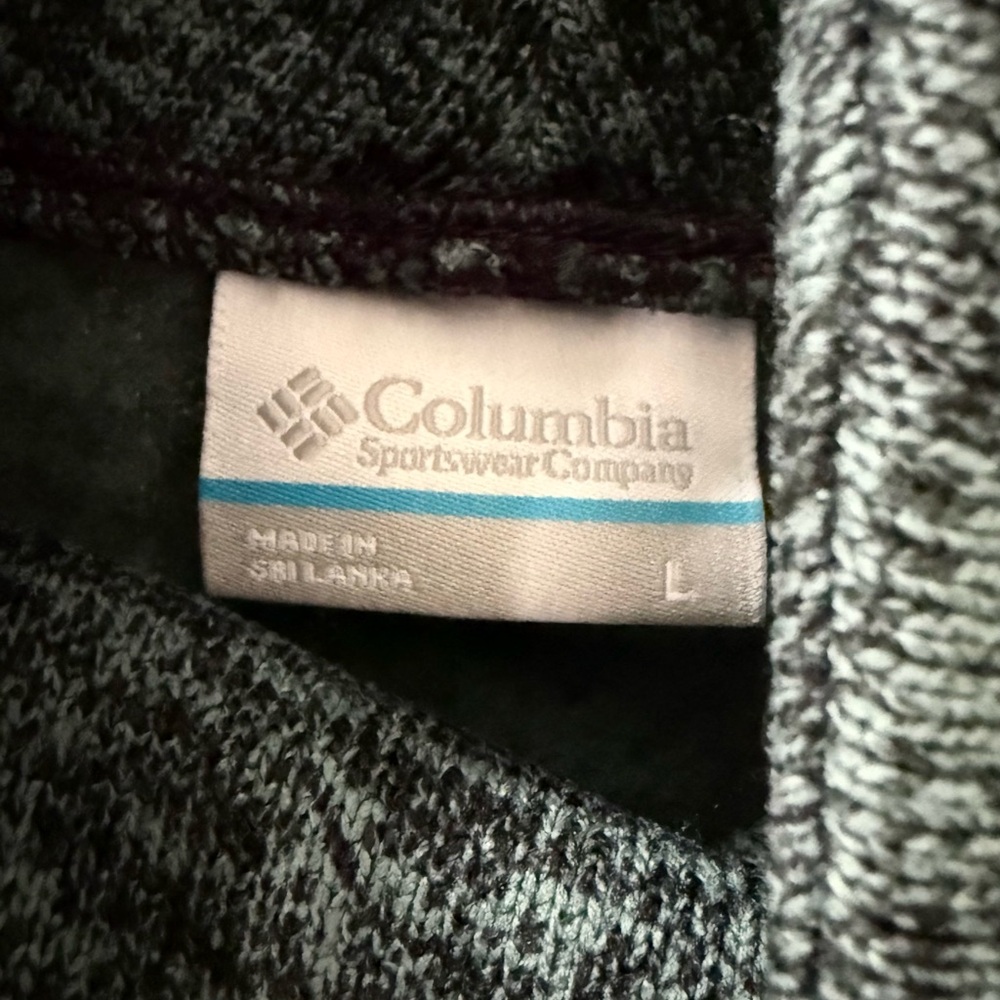 Women’s Columbia Teal Blue / Black Textured Pullover Sweater! Large! - Picture 4 of 7